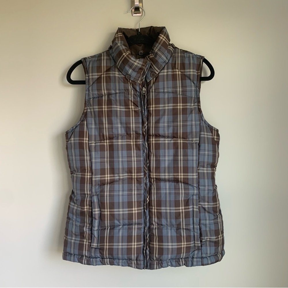 Vintage NY Classics Reversible Plaid Puffer Vest